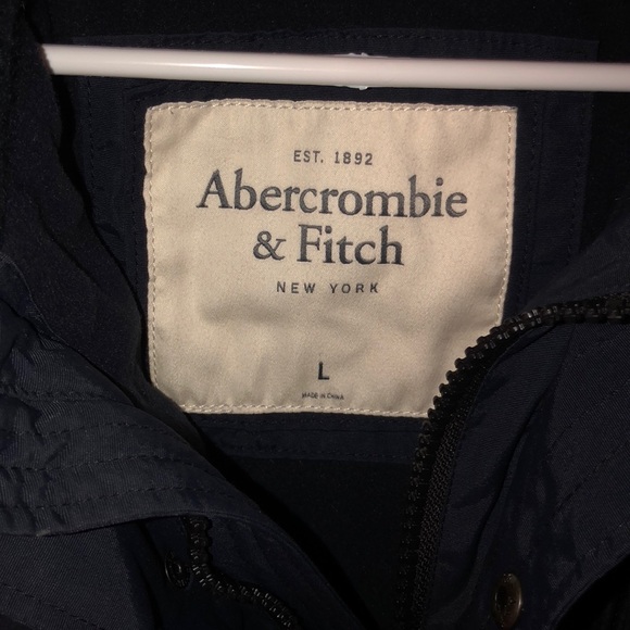 Abercrombie Navy Winter Jacket - Picture 3 of 3
